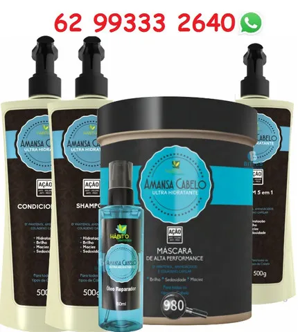 Kit Capilar Amansa C Hábito Cosméticos