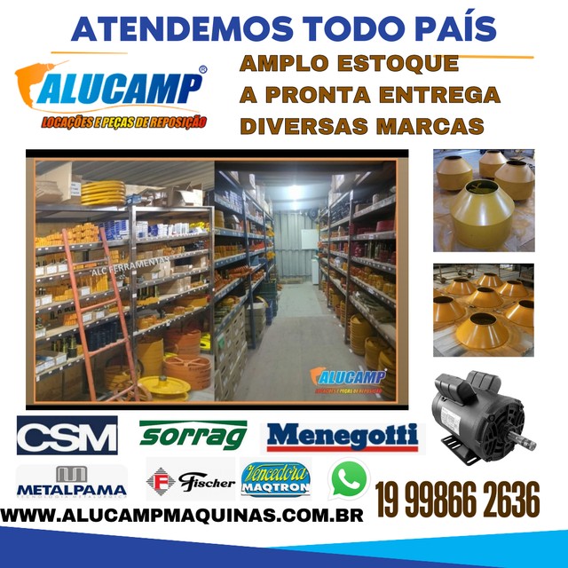 Tambor ou cones para Betoneiras Metalpamas - Foto 5