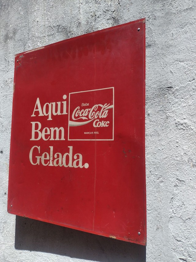 Placa antiga de ferro coca cola - Foto 4