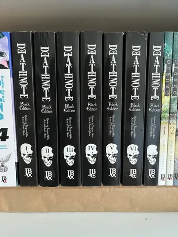 Kit Coleção Livros Mangá Anime Death Note Black Edition 1