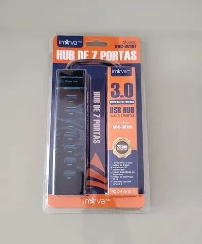 Hub USB 3.0 com 7 Portas USB Super Rápida - Foto 2