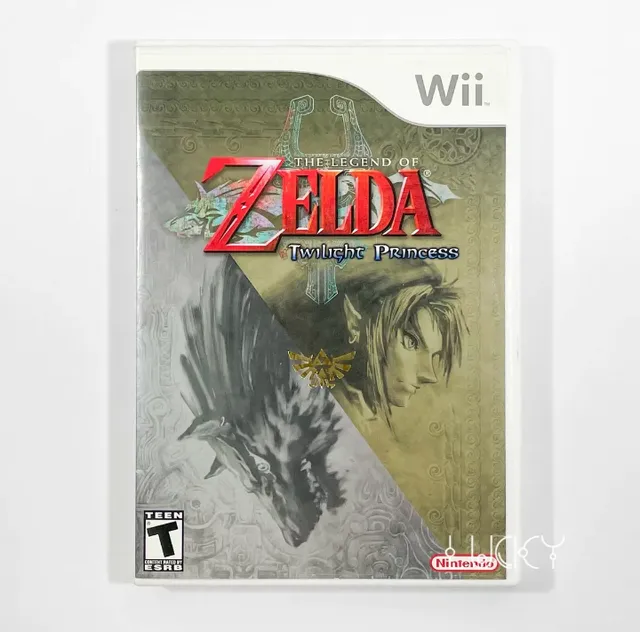 Nintendo Selects Wii U Zelda Twilight Princess Case, Manual and