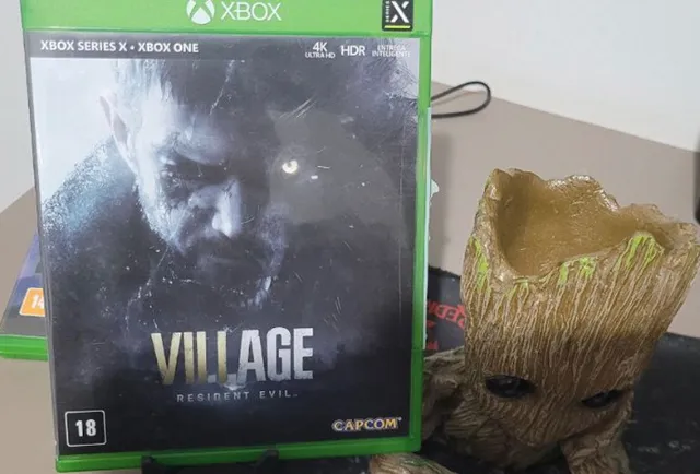 RESIDENT EVIL VILLAGE XBOX ONE FAT VS XBOX SERIES S COM E SEM