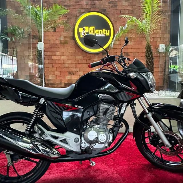 Moto Honda Fan 160 cg Preta 2019 Motos - Denty Motos