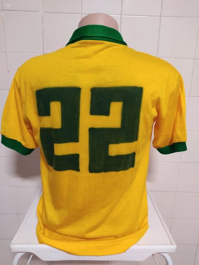 Camisa Brasil Retro Pelé 10 1970 Seleção Brasileira