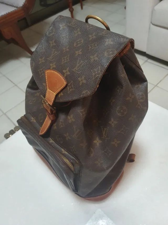 COMPRANDO MOCHILA LOUIS VUITTON VINTAGE MONTSOURIS GM 