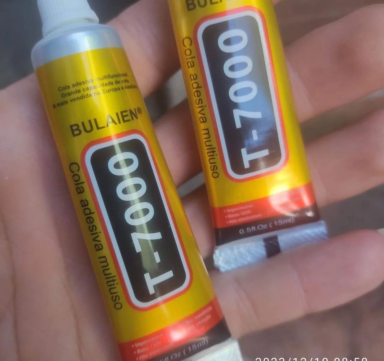 Cola Preta T-7000 - Super Cola para Telas, Celulares - 15 ml - Foto 3