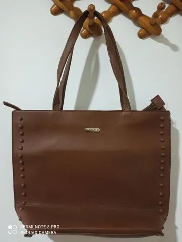 Bolsa de Ombro Mr. Cat Original Marrom Original - Foto 3