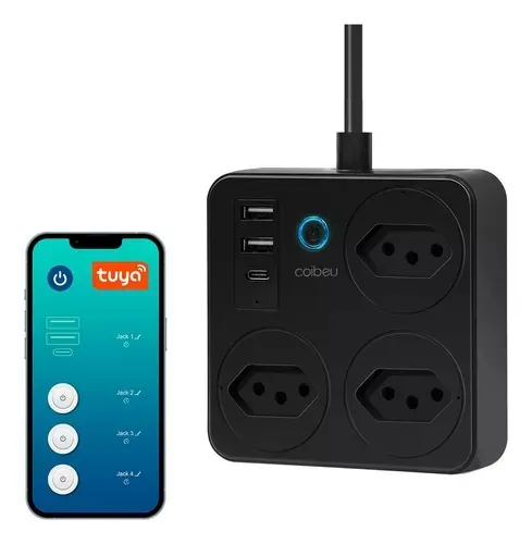 Tomada Extensão Inteligente Wifi Tuya Smart - Loja Física - Leia a Postagem
