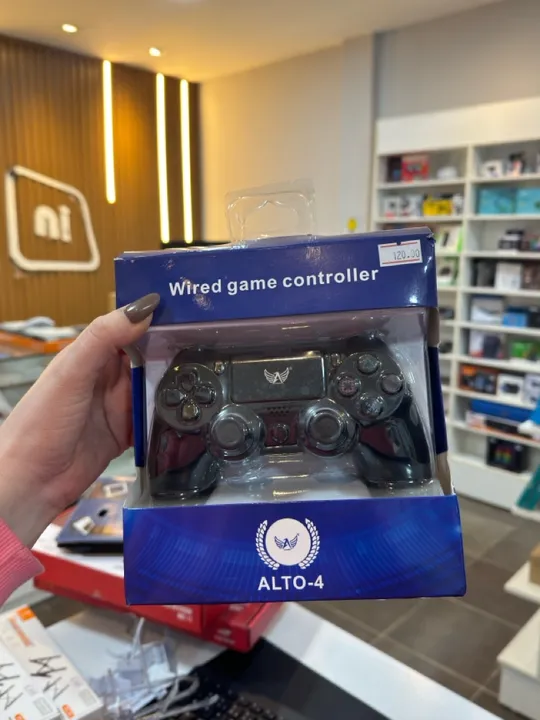 Controle de Jogo PS4 com Fio - Alto-4