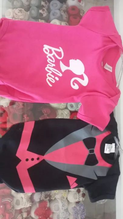 Body temático mesversário menino menina aniversário bebe baby - Foto 2