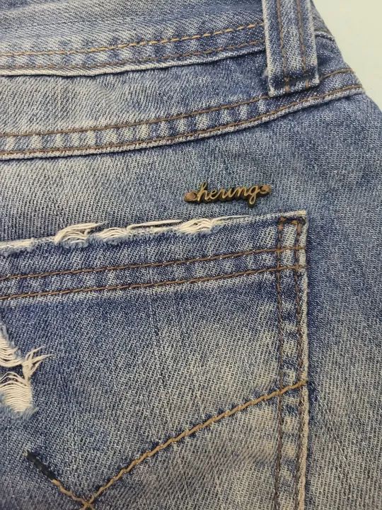 Short Jeans Desfiado Hering - Foto 3