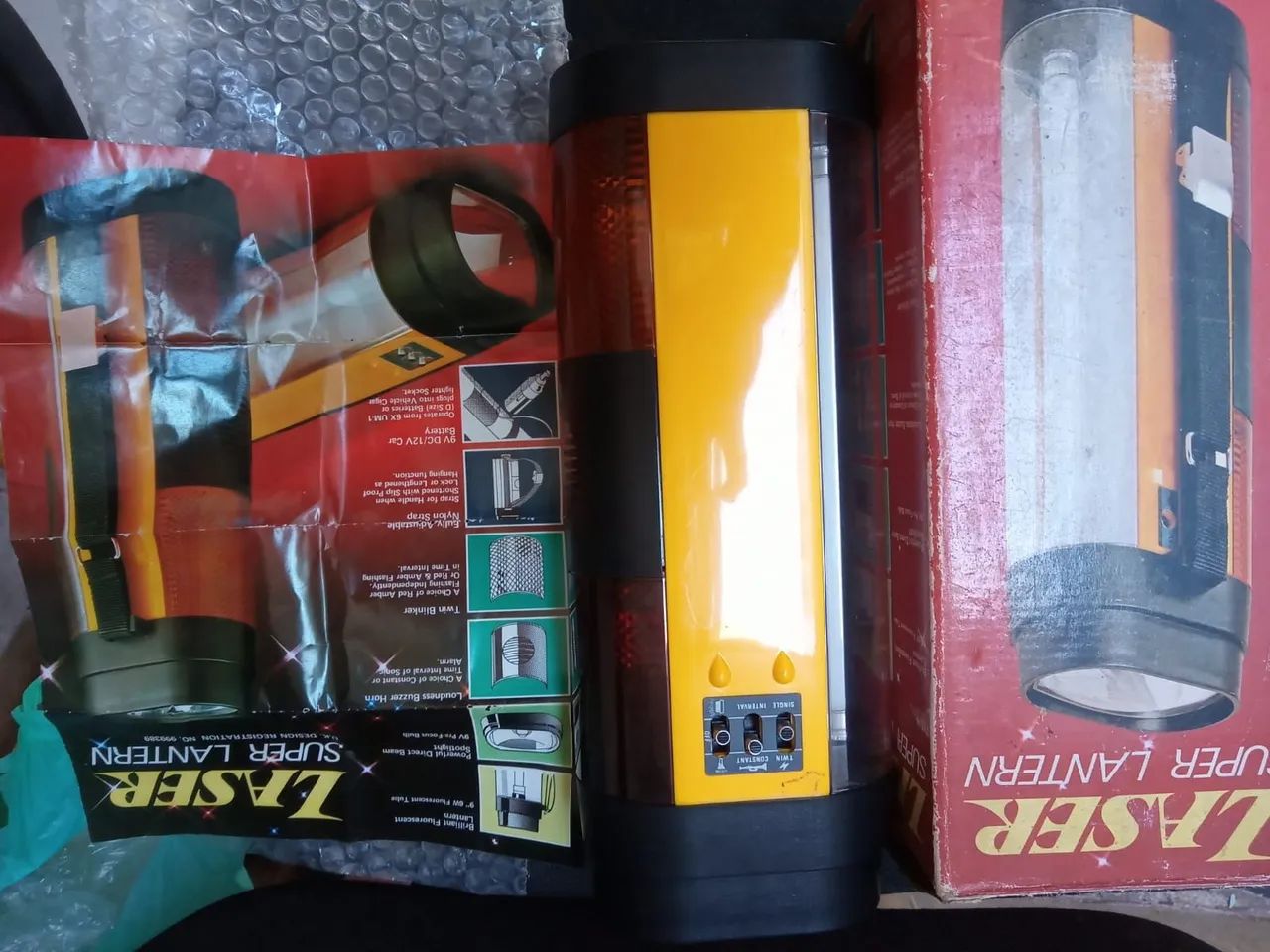 R$55 Lanterna Alarme sinalização a pilha. - Foto 5