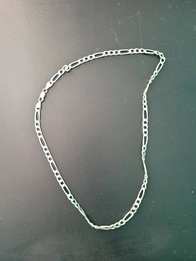 Cordão de prata original 52 cm - Foto 2