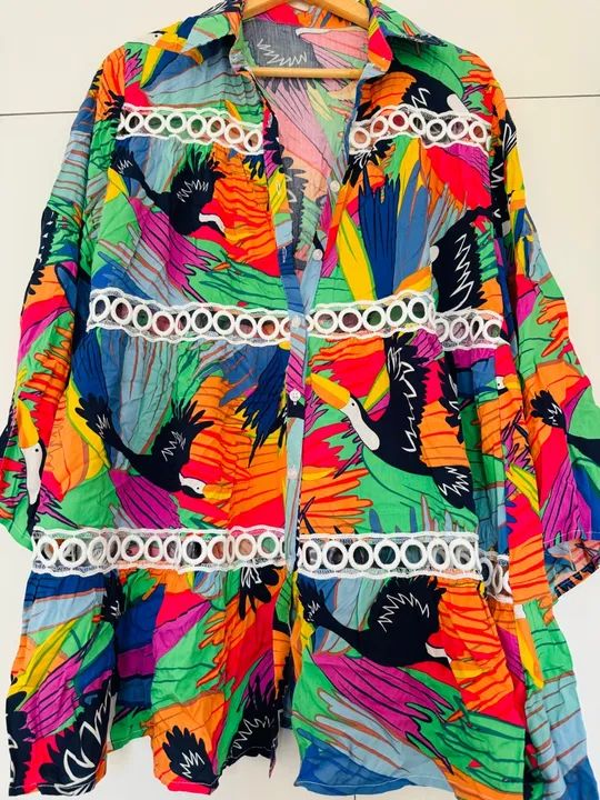 Bata Viscose Colorida - Foto 3