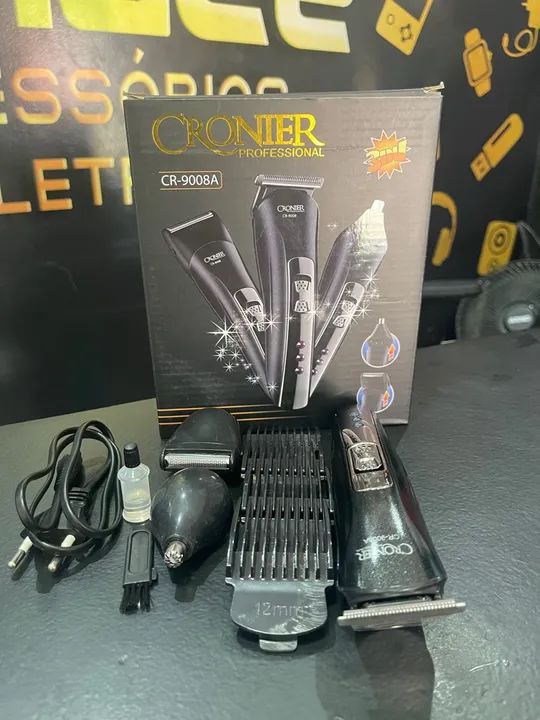 Máquina de Cortar Cabelo Cronier CR-9008A Profissional - Foto 2