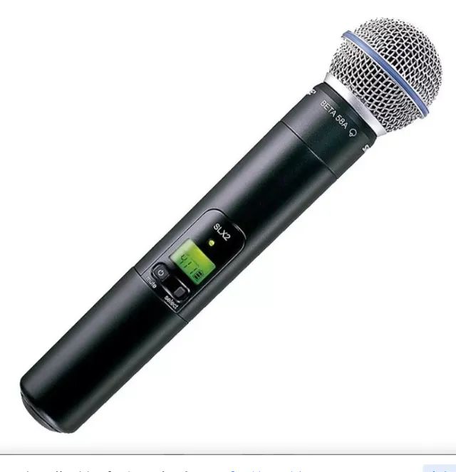 Microfone Shure SLX24 Beta 58 - Produto Novo - Loja Fisica. - Foto 2