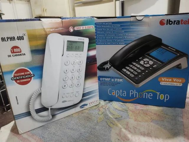 DOIS APARELHOS TELEFÔNICOS 