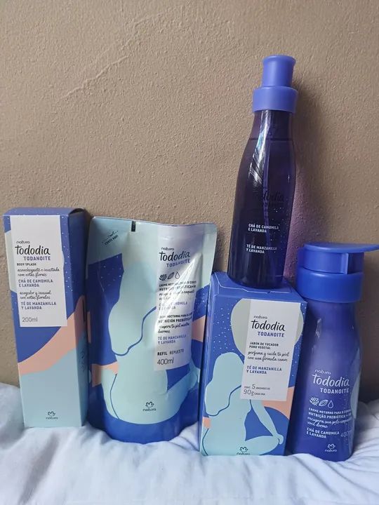 Kit Natura Tododia Todanoite - Chá de Camomila e Lavanda