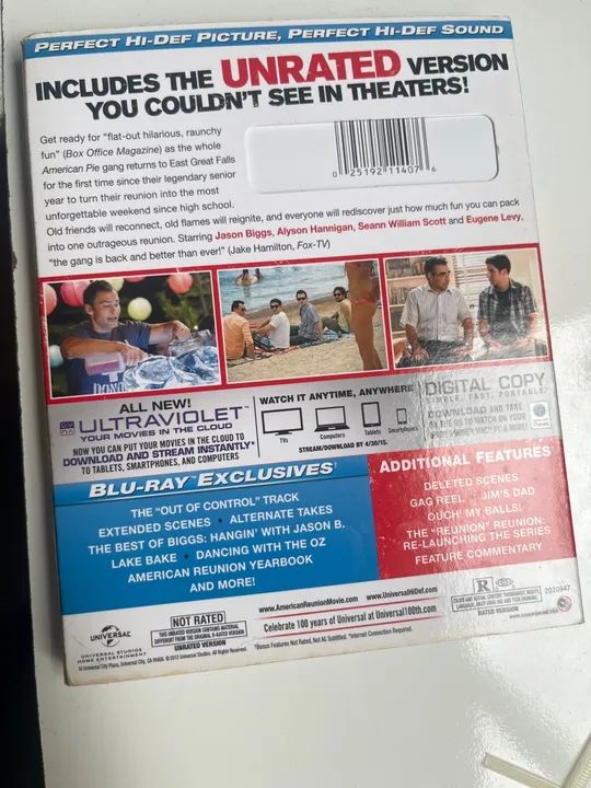 Blu-Ray + DVD American pie Reunion - Edição em inglês  - Foto 2