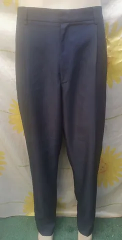 Calça social masculina azul escuro tam 58