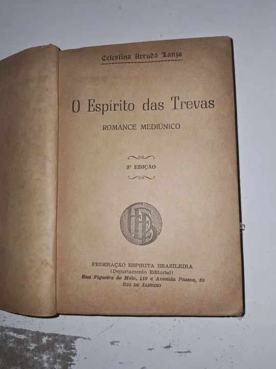 Livro O Espírito das Trevas - 3ª Edição