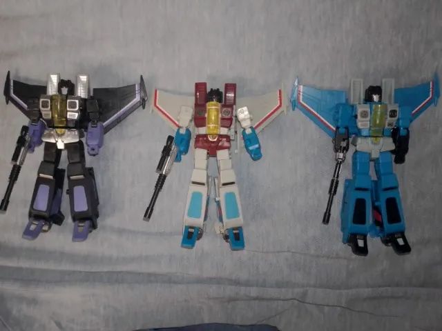 NAO ENVIO Transformers Starscream Thundercracker Skywarp OU DEVASTATOR