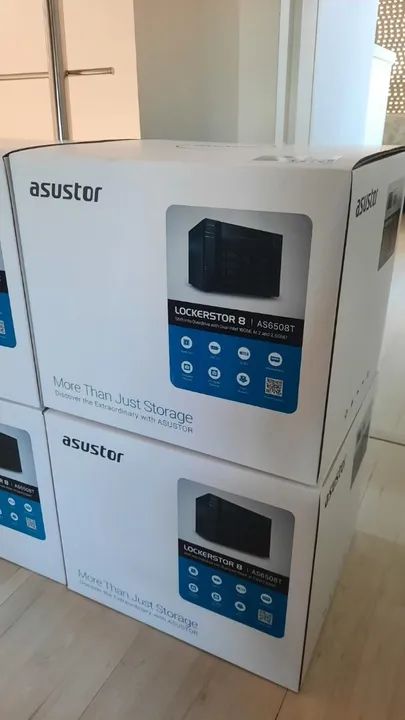 Storage Asustor 8 Baias AS6510T - Intel ATOM C3538 2.1GHz (Quad-Core), 8GB DDR4, 2x 10GbE - Foto 2