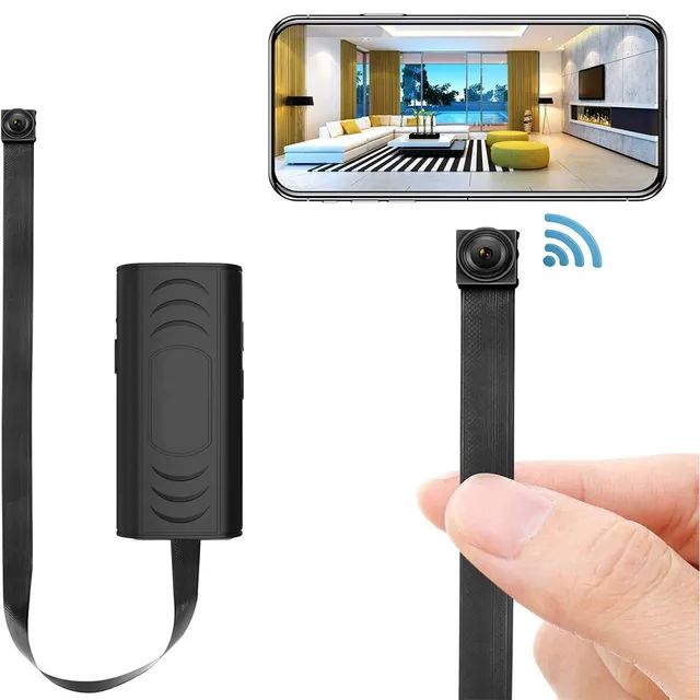 Botão espião mini câmera wifi