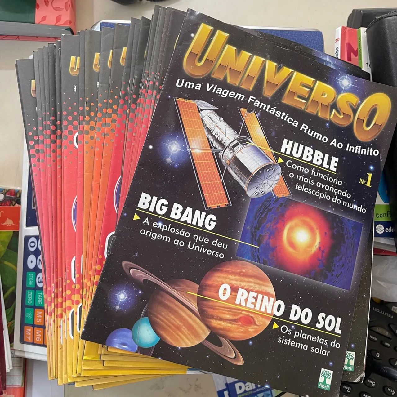 Coleção 41 volumes revista universo viagem fantástica rumo infinito da Abril