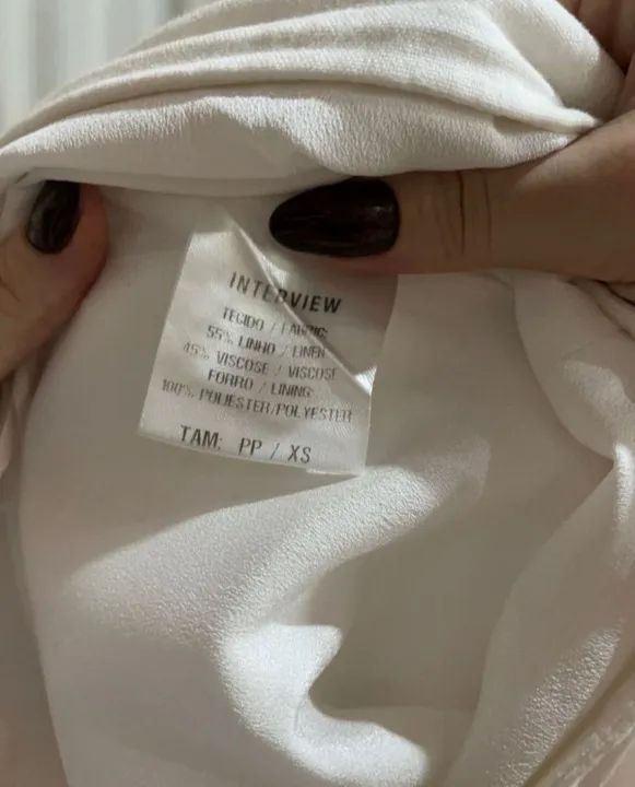 Calça Carmim branca 34 PP - Foto 4