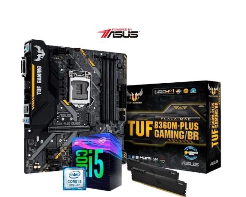 Processador Intel Core i5 9ª Geração + placa mae