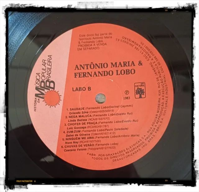 LP Vinil: História Da MPB - Antônio Maria e Fernando Lobo - Foto 4