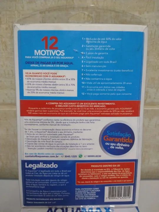 Válvula da Aquamax Bloqueador de Ar no Hidrômetro  - Foto 4