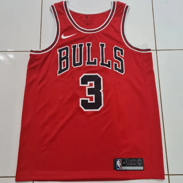Camisa Basquete NBA Nike Jordan Chicago Bulls 3 Wade