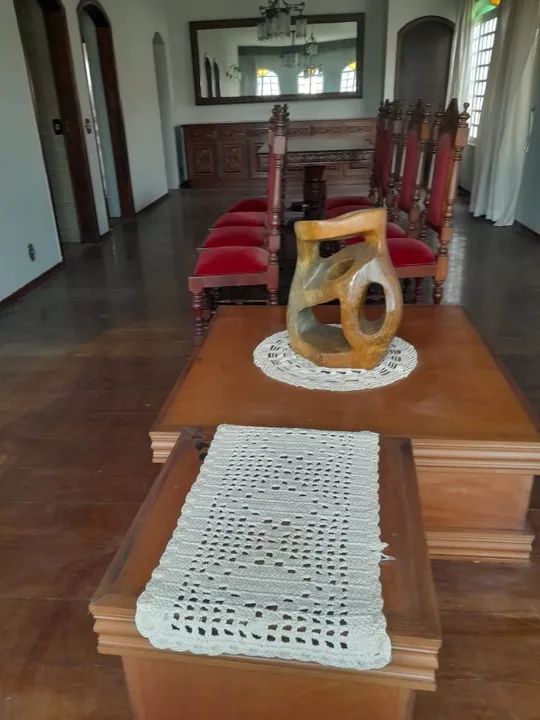 Jogo De 2 Mesas De Centro Madeira, Envio Brasil - Foto 2