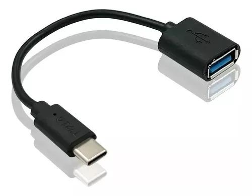 Adaptador Otg Tipo C Pen Drive Cabo Otg Usb Celular Type C - Foto 2
