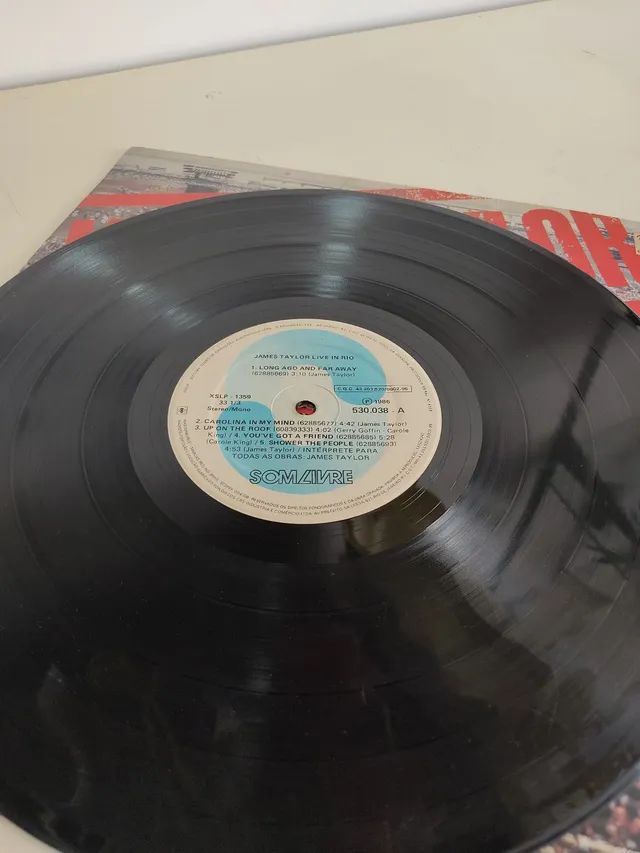 LP disco vinil James Taylor - Live in Rio 1986 - Foto 3