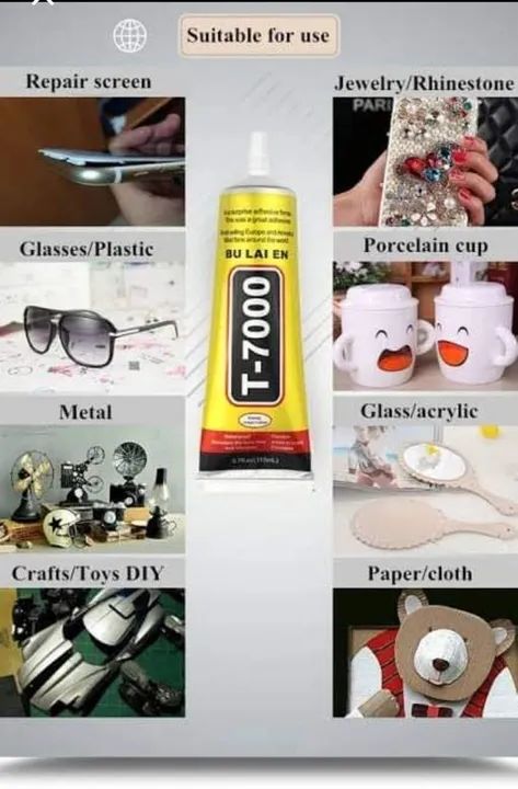Cola Preta T-7000 - Super Cola para Telas, Celulares - 15 ml - Foto 2