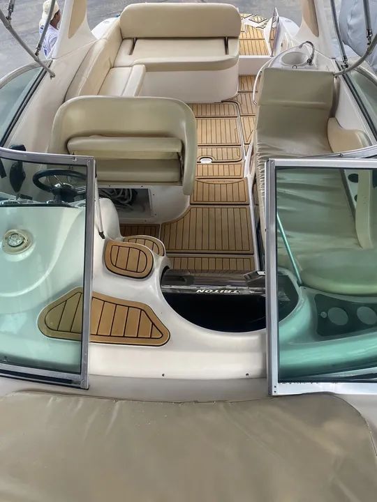 Lancha triton 27,5 conjunto 2014/motor Mercury qsd220 diesel - Foto 6