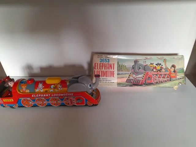 brinquedo locomotiva elefante movimenta sozinho solta fumaça - Foto 6