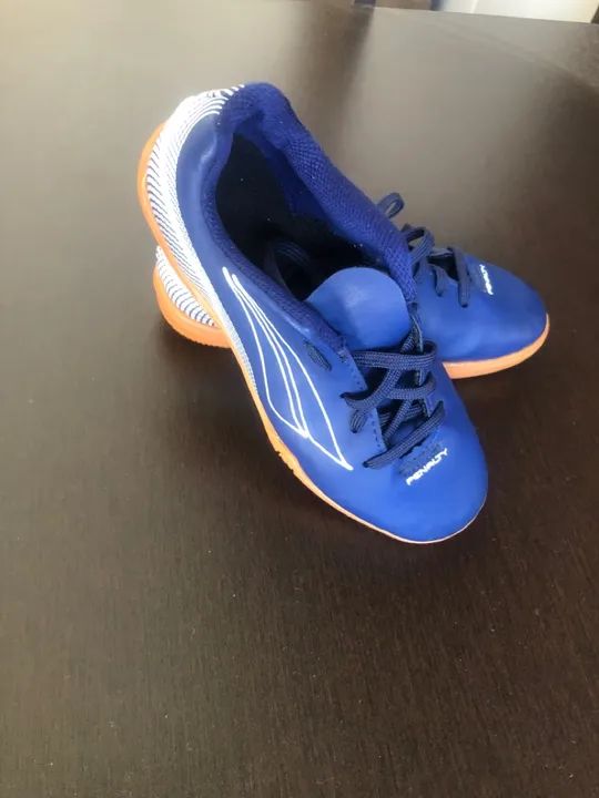 Chuteira infantil da penalty tamanho 28