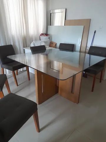 Mesa vidro 8 lugares  - Foto 5