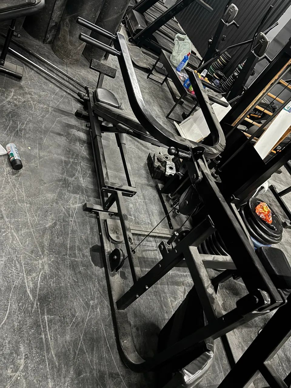 Máquina de supino e desenvolvimento 