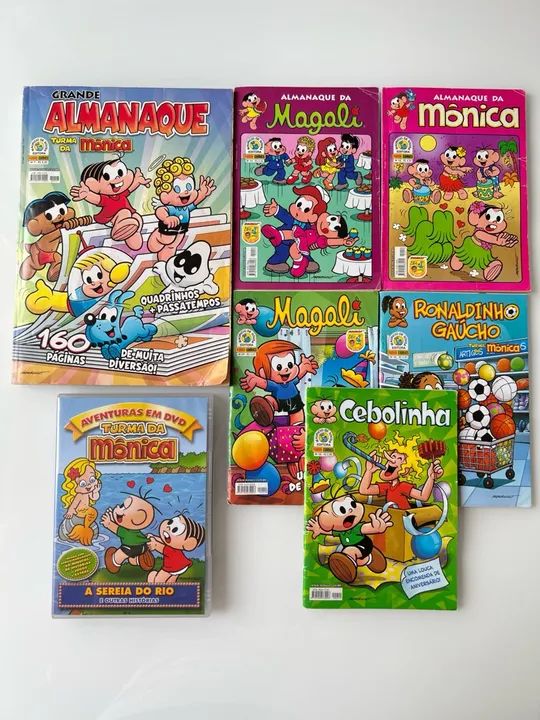 Coleção Turma da Mônica com DVD! 