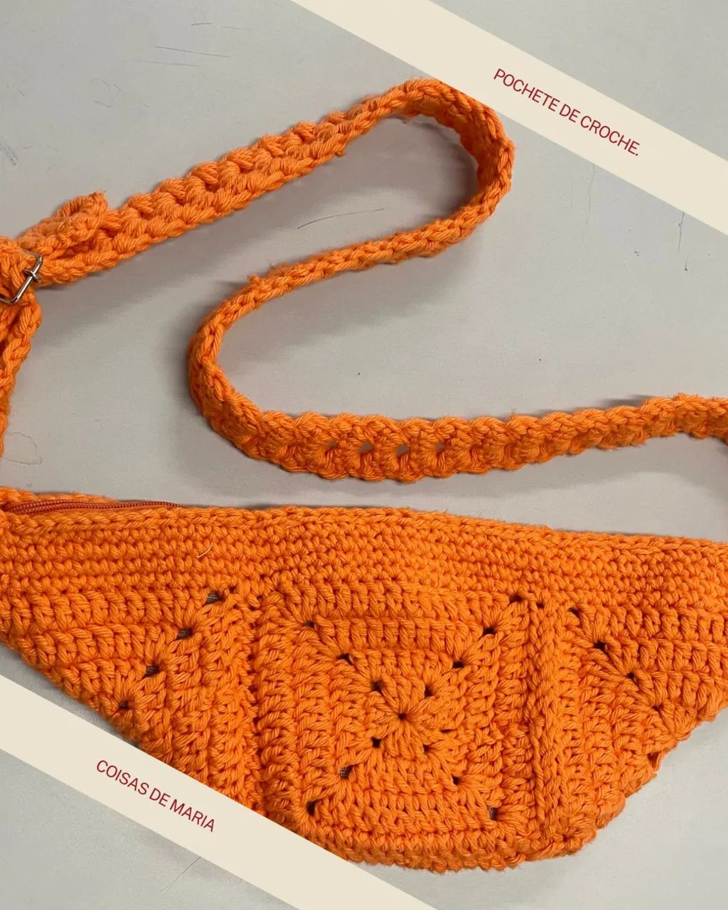Pochete de crochê 