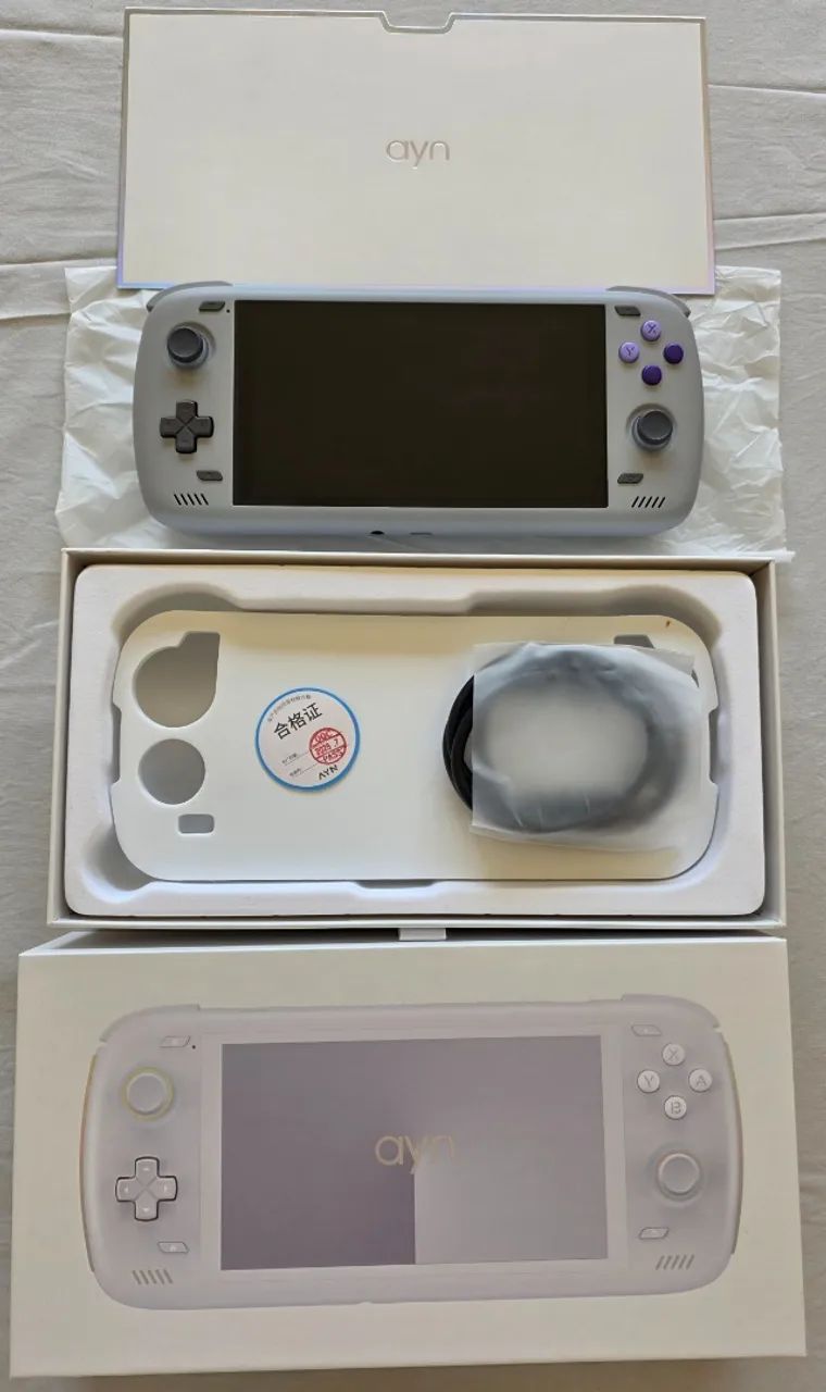 Ayn Odin 2 Max Cold Gray 16gb Ram 512gb Interno Como Novo Cinza