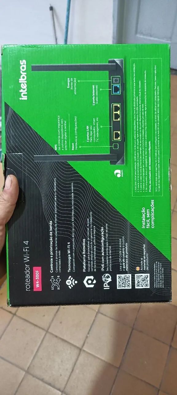 Roteador Intelbras Wi-Fi 4 W4-300F
