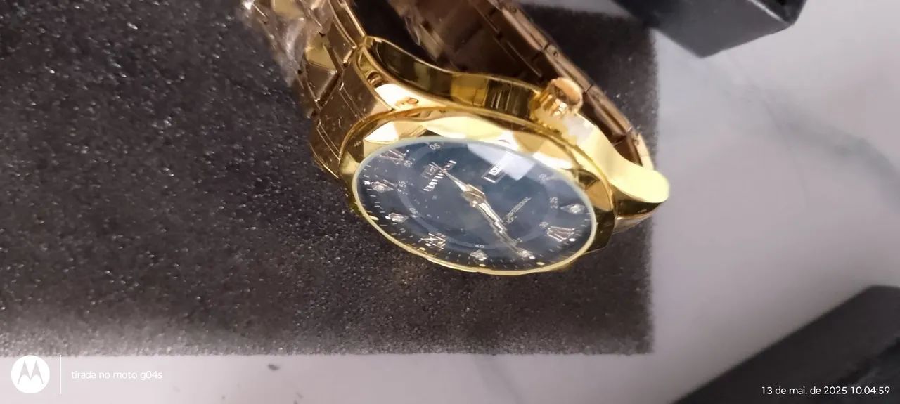 Relógio Masculino de dourado- Luxo e Estilo - Foto 3