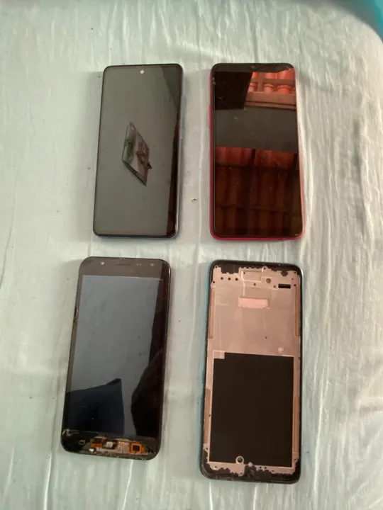 4 Celulares para Reparo - Peças ou Conserto